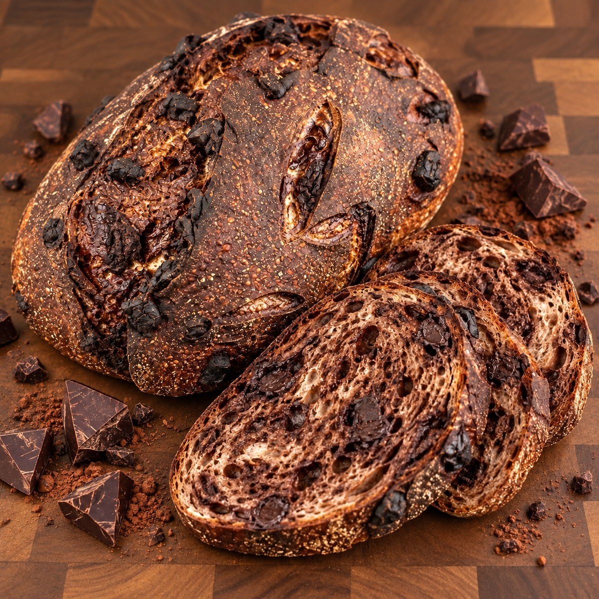 Chocolate Sourdough Loaf (large loaf)