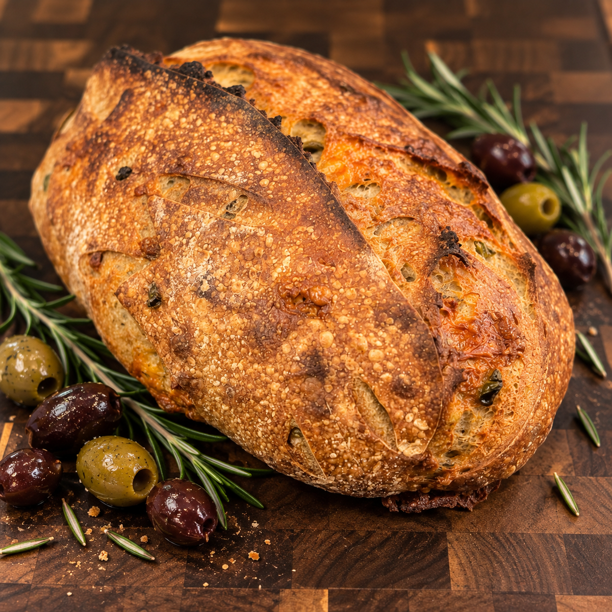 Olive Rosemary Sourdough Loaf (large loaf)